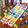 Montessori Kleinkinderspielbrett - Holz SpielSafari