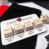 Luxurious Wooden Date Night Cube Set – Creative and Exciting Date Ideas – Surprise Game