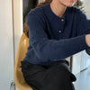 Locker Gestrickte Damenweste mit Rundhalsausschnitt - Sophie