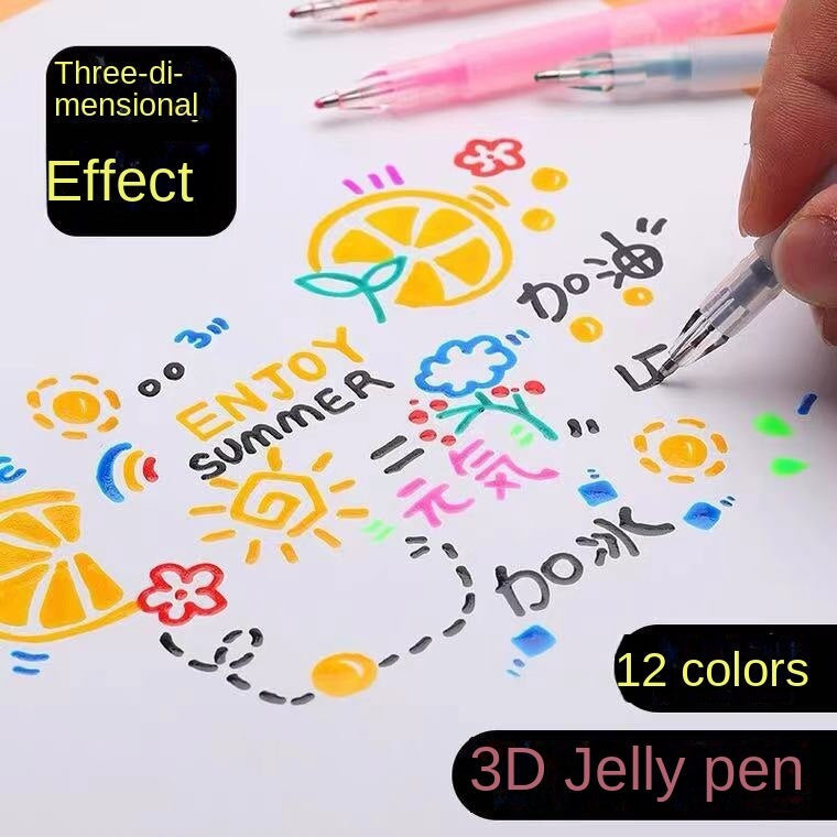 Farbige Gelstift-Set für kreative 3D-Designs – 3D ArtPen Set