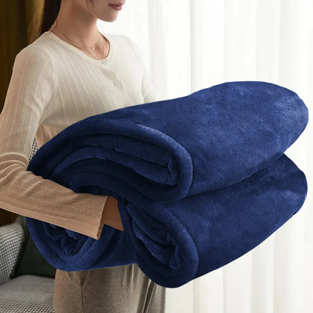 All-Season Thick Fleece Blanket - CozySeasons