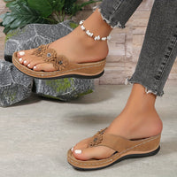Comfortable Brown Women's Sandals - Elara