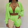 Stylisches 3-teiliges Sommeroutfit für Strand und Pool - TropenGlow