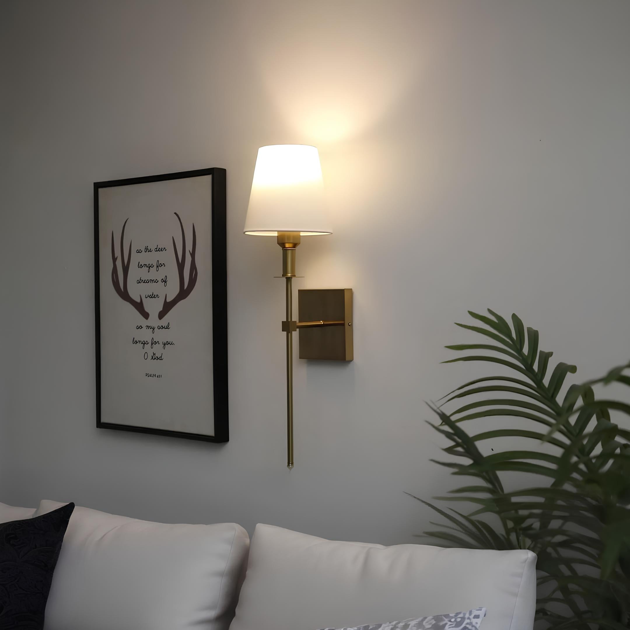 Drahtlose Luxus Wandleuchte - LumaElegance