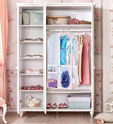 Faltbare Herbst-Tanz-Kleidersäcke mit Reißverschluss-Zubehörtaschen – 5er-Pack (1+1 GRATIS)