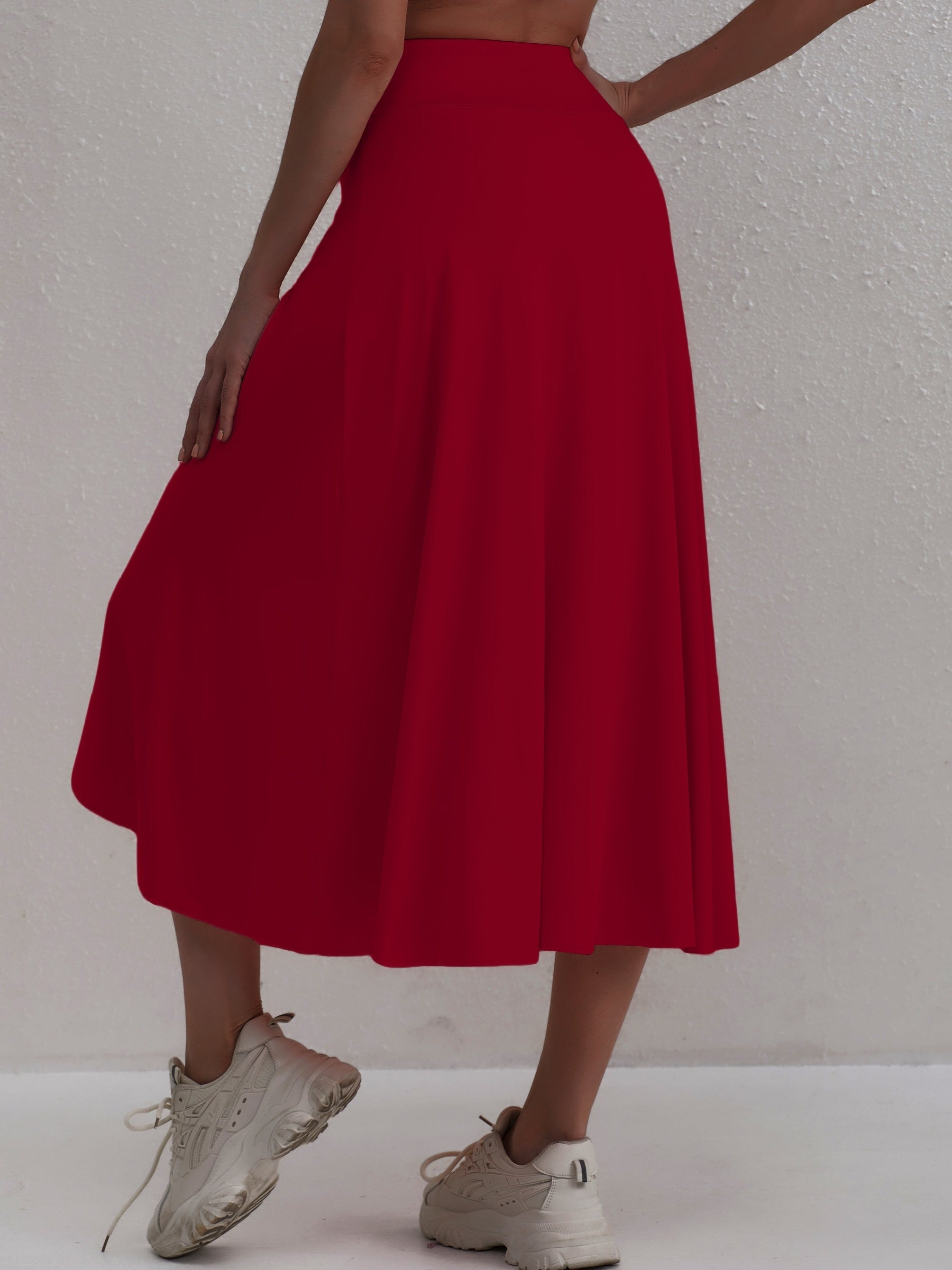 Sportlicher Damenrock mit hohem Bund & Asymmetrischem Schnitt – Alexia