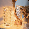 Kristall Tischlampe mit Touch-Bedienung - Aurora
