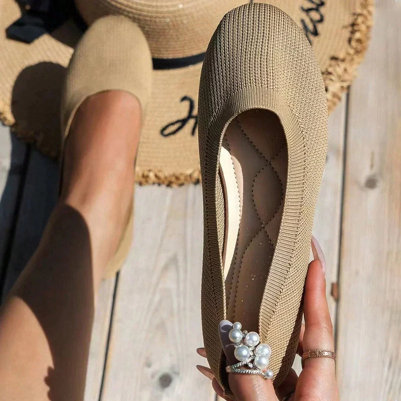 Orthopädische Damen-Ballerinas mit Komfortsohle & klassischem Design – Mia