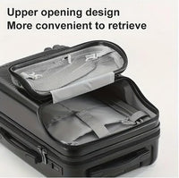 Hartschalen-Handgepäck mit Becherhalter, USB-Anschluss und TSA-Schloss