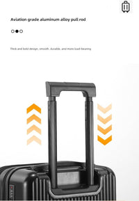 Hartschalen-Handgepäck mit Becherhalter, USB-Anschluss und TSA-Schloss