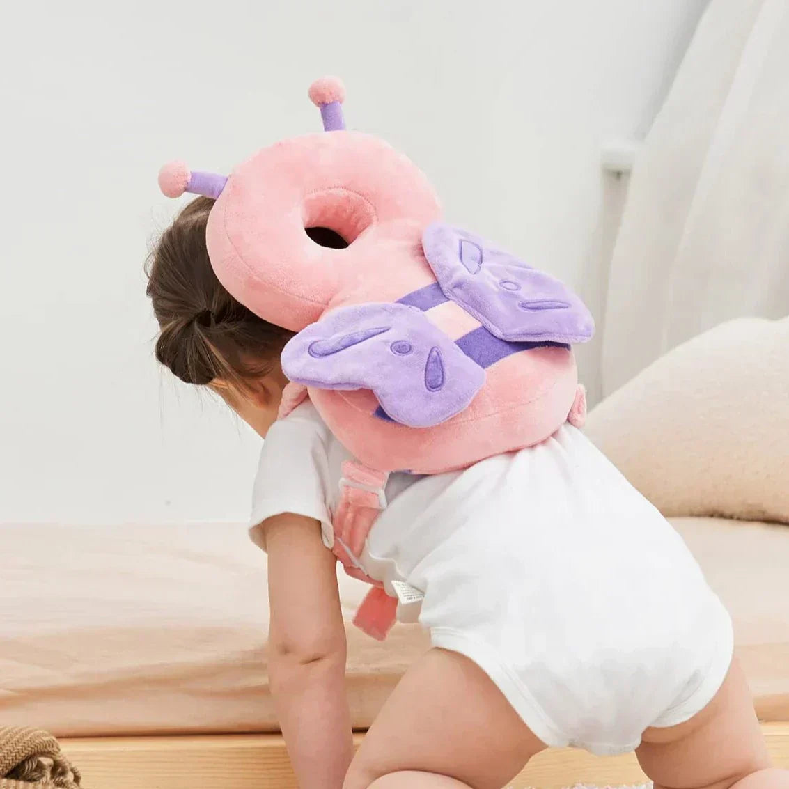 Weicher Kopfschutz für Babys - HeadGuard