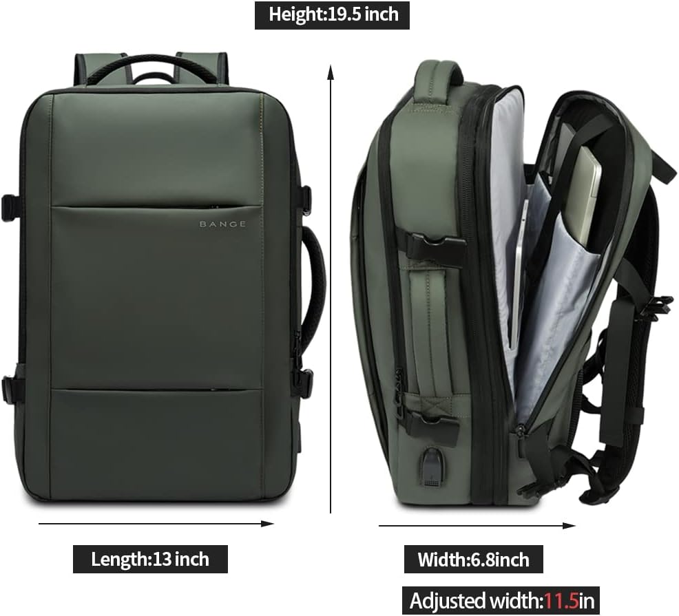 Erweiterbarer 26–45L Wasserdichter Reiserucksack mit Laptopfach & Duffle-Option