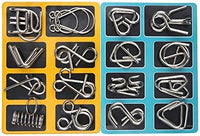 Set of Metal Puzzle Rings – BrainTwist