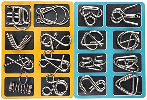 Set of Metal Puzzle Rings – BrainTwist