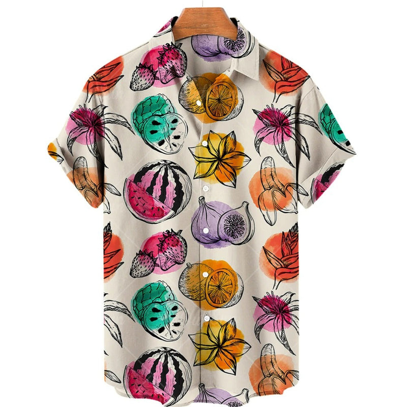 Tropical Hawaii Shirt with Short Sleeves – Mateo