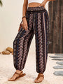 Boho-Chique Damenhose mit grafischem Druck – Solara