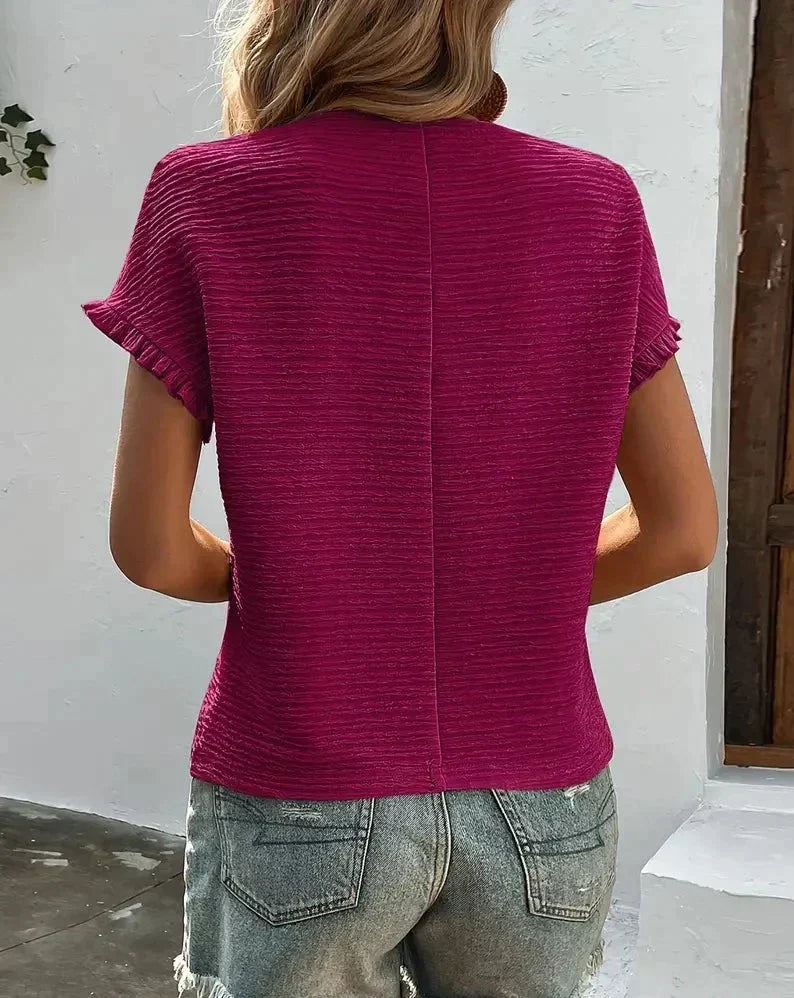 Weiches Baumwoll-Damen-T-Shirt – Élodie