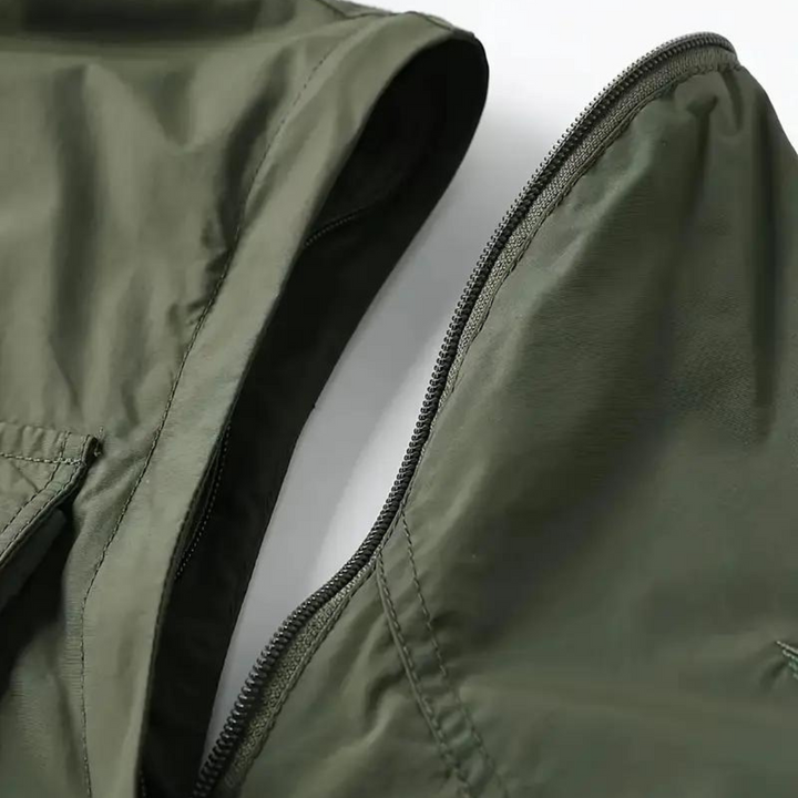 Herren Übergangsjacke wasserabweisend mit abnehmbarer Kapuze – Leif
