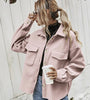 Kurze Jacke mit Knopfleiste – Elodie