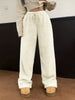 Weiche Teddy Sherpa Loungehose für Damen – Noémie
