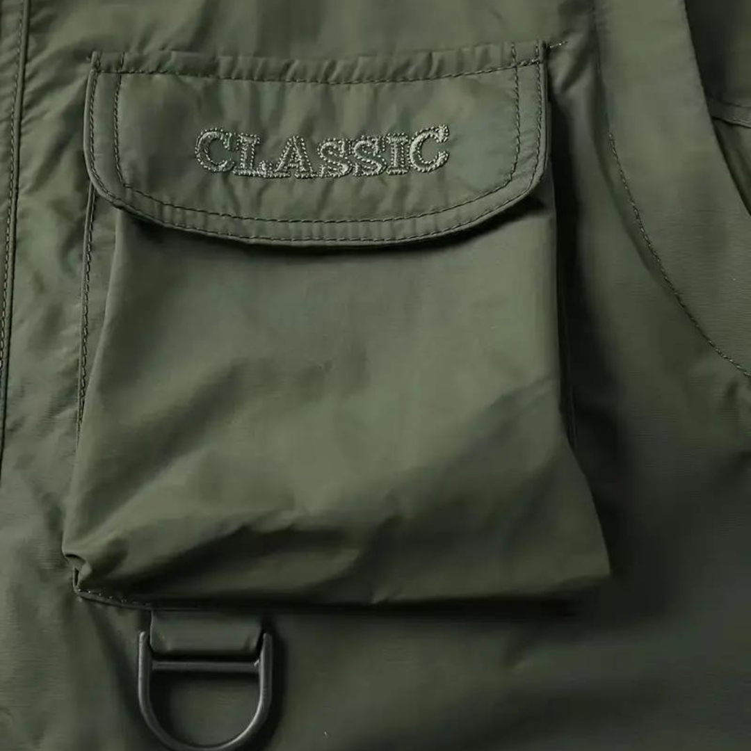 Herren Übergangsjacke wasserabweisend mit abnehmbarer Kapuze – Leif