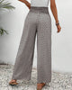 Damenhose mit hohem Bund & geometrischem Muster – Sapphira