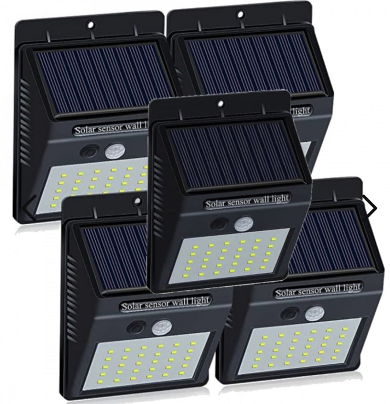 Set von 5 Solar-LED-Außenlampen – LumaPath