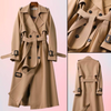 Eleganter Damen-Trenchcoat mit Doppelknöpfen – Celina