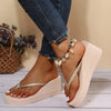 Damen Plateau-Pantoletten mit Clip-Zehen-Design – Riviera