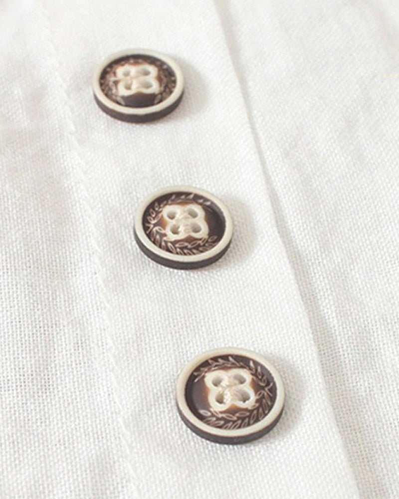 Classic solid color T-shirt with short sleeves and round neckline - Emma