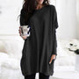 Oversized Damen Herbstpullover mit Taschen – Yara