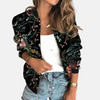 Damen Retro Bomberjacke mit Print – Zoë