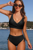 Bunte Bikini mit Kordelzug und Twist-Detail – Zaraï