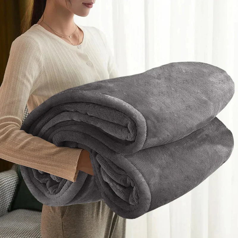 All-Season Thick Fleece Blanket - CozySeasons