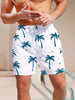 Stylische Herren Badeshorts mit Palmenprint - PalmRush