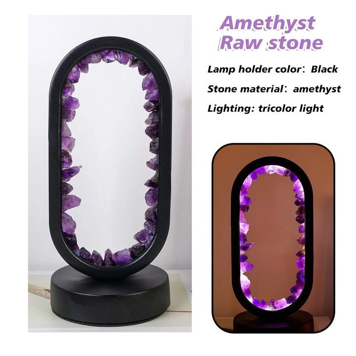 Handgemachte Amethystlampe - Serenith