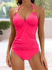 Einteiler Badeanzug Damen Halterneck Figurformend Sommerlook - Noelia