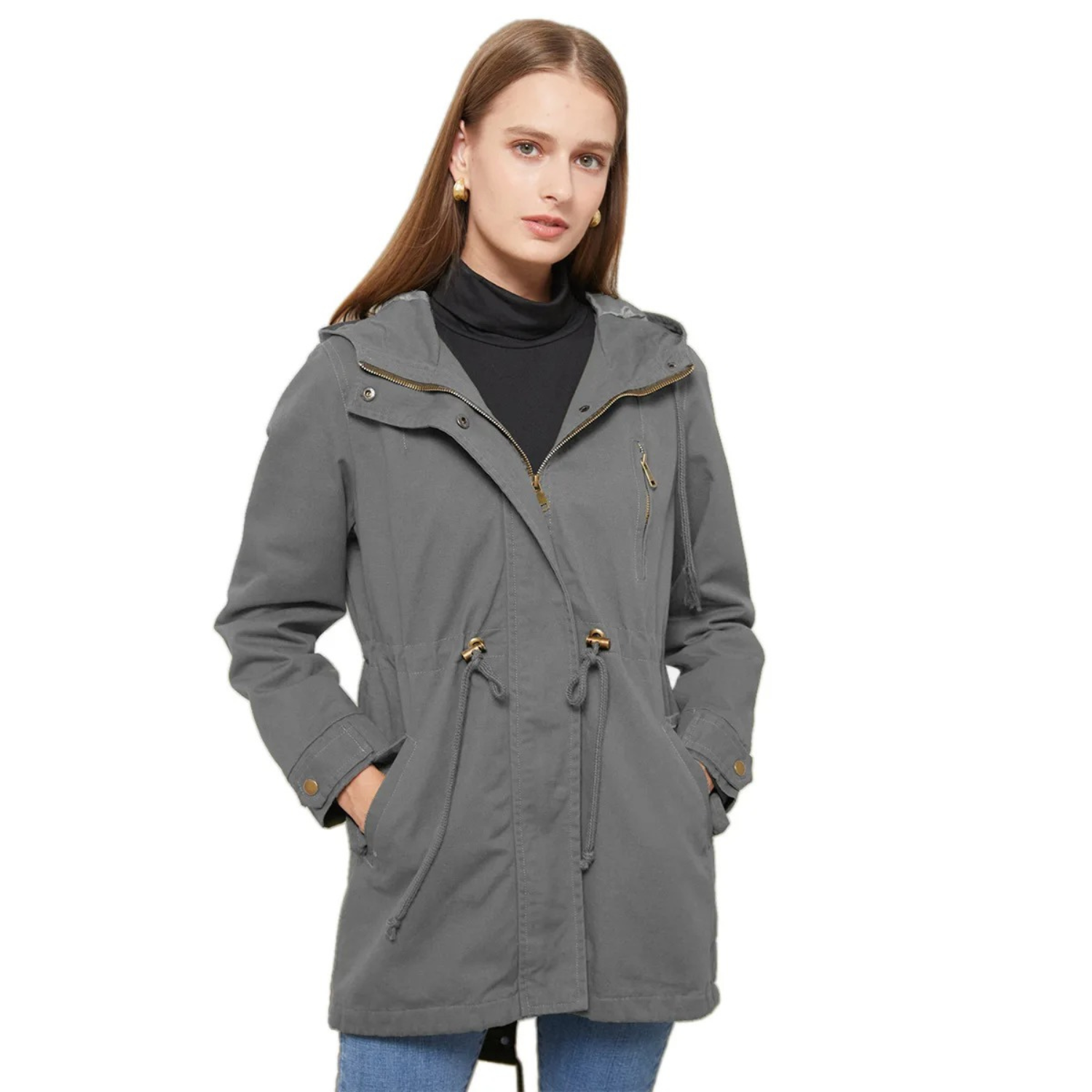 Leichte & Stylische Damen Sommerjacke mit langer Passform – Amira