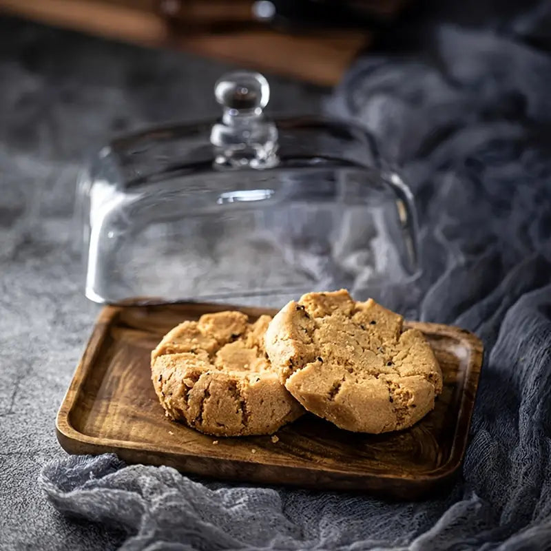 Butterdose aus Holz und Glas – ButterElegance