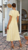 Boho-Maxikleid mit V-Ausschnitt und Knopfleiste – Yara
