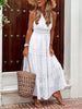 Luftiges Boho Sommerkleid im Ibiza-Stil mit V-Ausschnitt – Niva