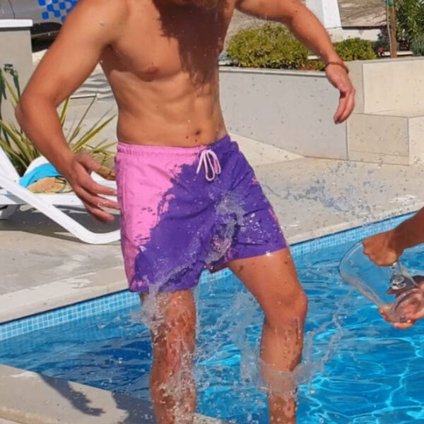 Farbwechselnde Herren-Badeshorts mit Thermoeffekt – Sommer-Highlight 2025