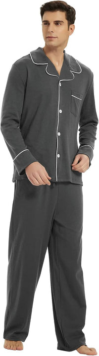 Comfortable Cotton Men's Pajamas - Leo