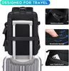 Erweiterbarer 26–45L Wasserdichter Reiserucksack mit Laptopfach & Duffle-Option