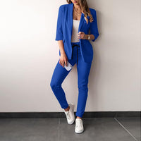 2-piece stretch women's suit with blazer - Vivian