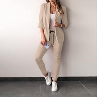 2-piece stretch women's suit with blazer - Vivian