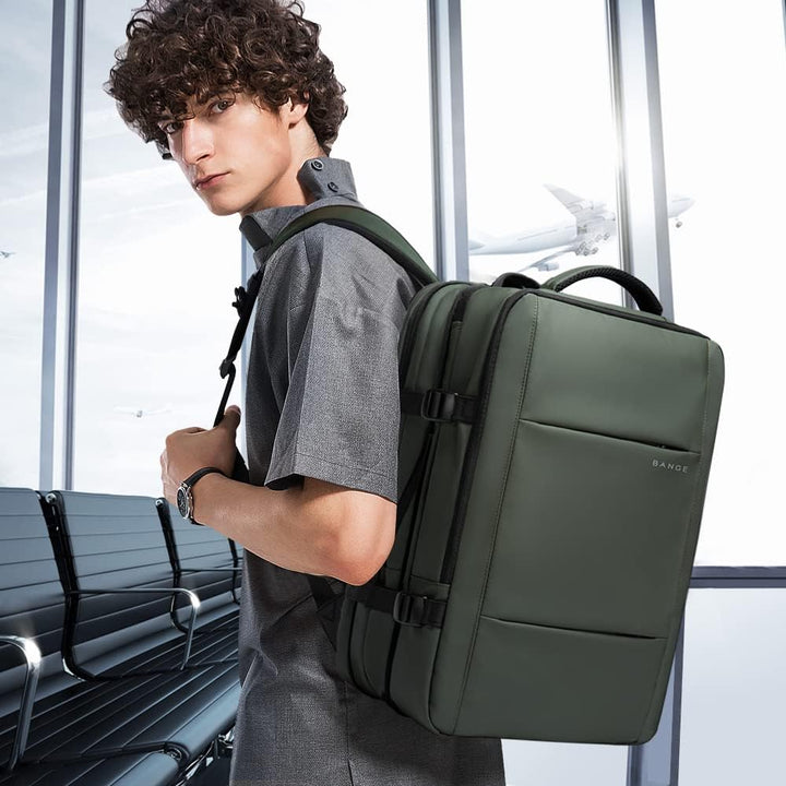 Erweiterbarer 26–45L Wasserdichter Reiserucksack mit Laptopfach & Duffle-Option