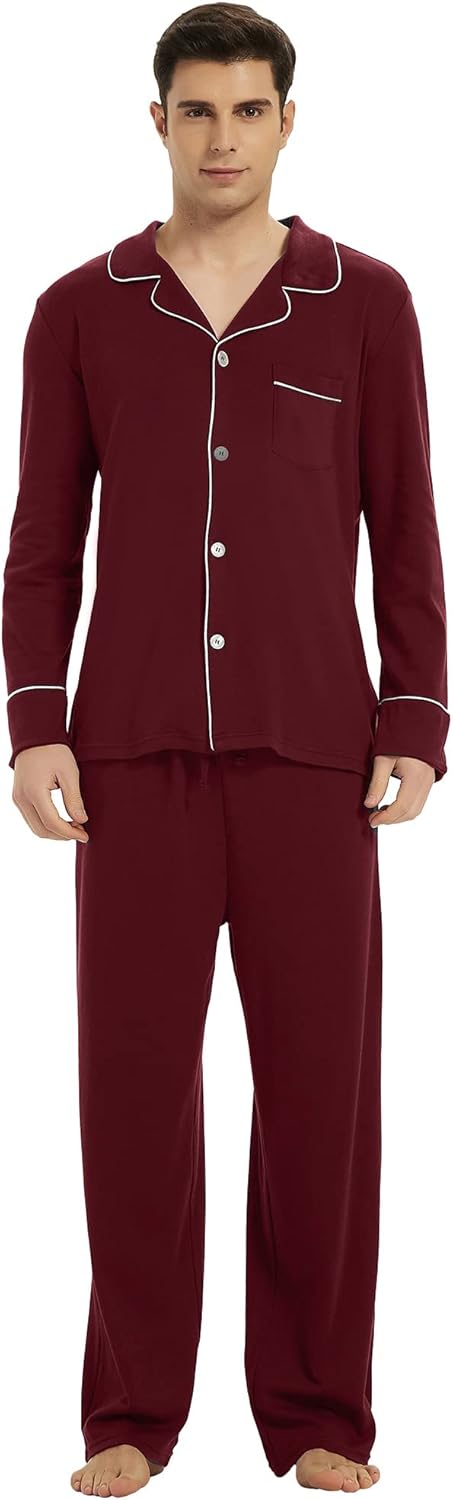 Comfortable Cotton Men's Pajamas - Leo