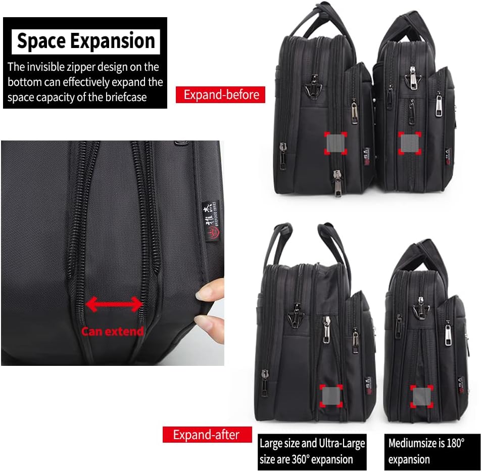 Herren Canvas Laptop- und Business-Tote-Bag