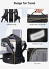 40L Flugtauglicher Reisetrolley mit 6 Packwürfeln und Laptopfach